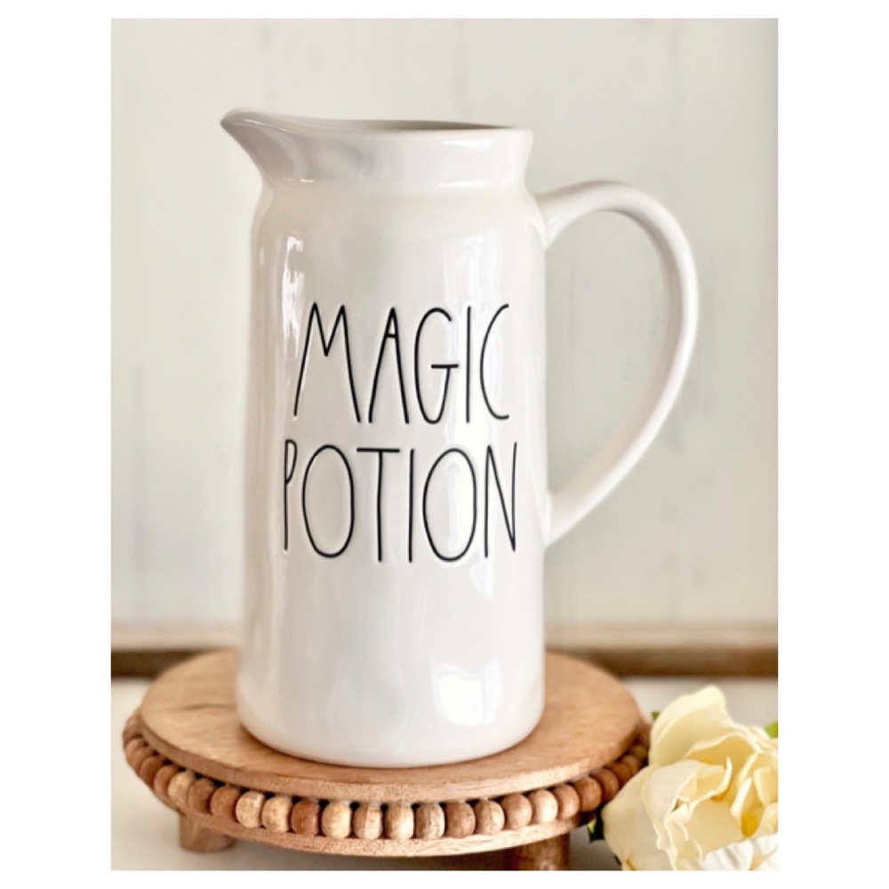 NEW Rae Dunn White Magic Potion Pitcher